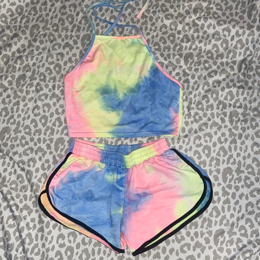 Tie dyed lounge set